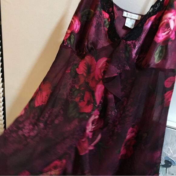 PRIVATE LUXURIES SEMI SHEER ADJUSTABLE STRAP TOP - Picture 5 of 5